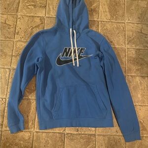 Nike Black and Blue Hoodie